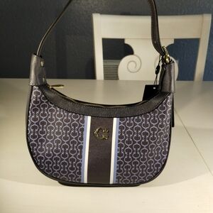 Brand New Elegant Blue Patterned Women's Bag
